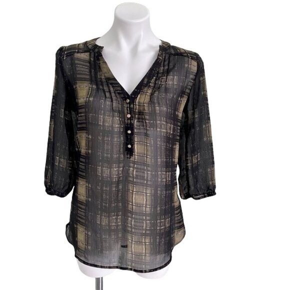 Princess Vera Wang Mid Length Sleeve Top Medium - Picture 3 of 8